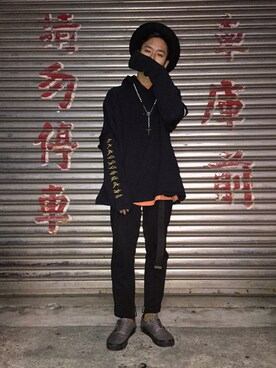 「NEXHYPE（ネックスハイプ）のアイテム」を使った、Timさん（メンズ・172cm）の冬コーディネート