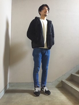 「日常」｜「アイテム（その他アウター）」を使った、masaさん（メンズ・171cm）の冬コーディネート