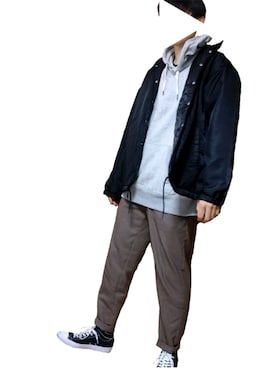 「2018マイベストコーデ」｜「アイテム（MA-1）」を使った、TuNさん（メンズ・174cm）の冬コーディネート