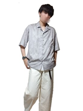 「アイテム（イヤーカフ）」を使った、TuNさん（メンズ・174cm・10代）の春コーディネート
