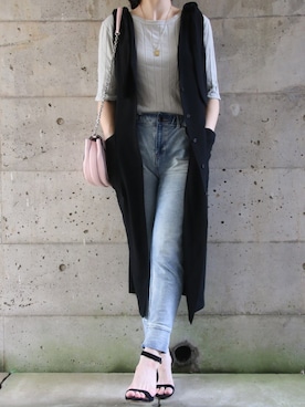 「Radiate（ラディエイト）のアイテム（パンツ）」を使った、kotetuさん（レディース・162cm）の夏コーディネート