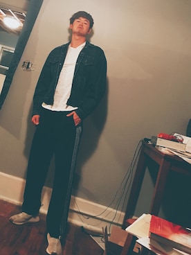 「adidas CONSORTIUM（アディダスコンソーシアム）のアイテム」を使った、Sotaさん（メンズ・188cm）の春コーディネート