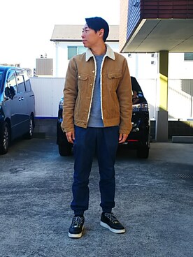 Lee コーデュロイストームライダーを使った人気ファッションコーディネート Wear