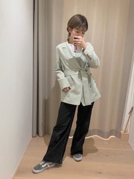 「ミントカラー」｜mai togoさん（レディース・156cm）の春コーディネート