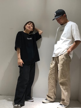 「ペアコーデ」｜mai togoさん（レディース・156cm）の夏コーディネート