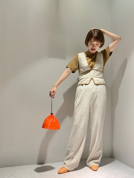 「ビスチェコーデ」｜mai togoさん（レディース・156cm）の夏コーディネート