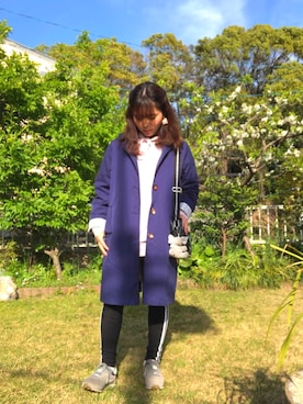 「NIKE（ナイキ）のNIKE ナイキ W PRE MONTREAL RACER VNTG W828436 010FLATP/SAIL（スニーカー、グレー系）」を使った、koyuさん（レディース・148cm）の夏コーディネート