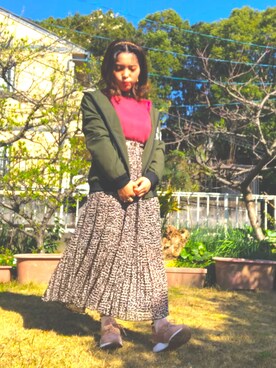 「INGNI（イング）のアイテム（トップス、ピンク系）」を使った、koyuさん（レディース・148cm）の春コーディネート