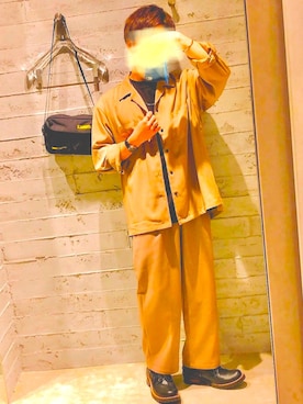 「BOREDOM（ボアドム）のアイテム」を使った、Ikeさん（メンズ・167cm）の春コーディネート