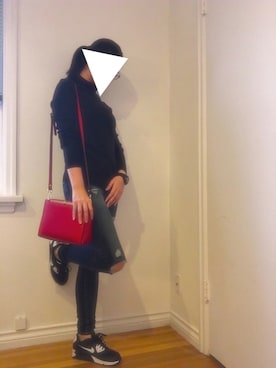 「さしいろ」｜「アイテム（バッグ）」を使った、hoppiさん（レディース・163cm）の冬コーディネート