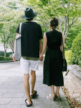 「Rohw master product（ロウマスタープロダクト）のアイテム」を使った、yukiiiさん（レディース・152cm）の夏コーディネート