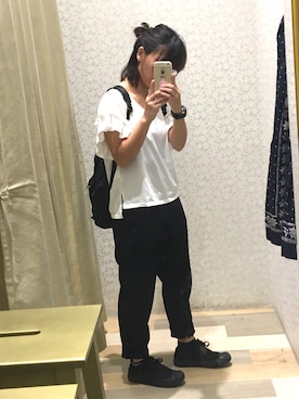 「CONVERSE（コンバース）のCONVERSE コンバース ジャック パーセル / JACK PURCEL（スニーカー）」を使った、yuさん（レディース・148cm）の夏コーディネート