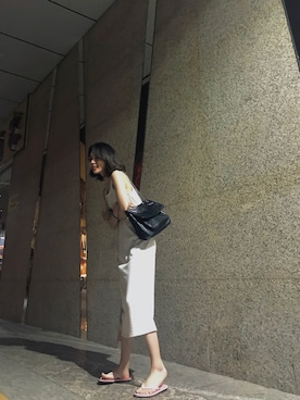 「URBAN RESEARCH（アーバンリサーチ）のアイテム（ジャンパースカート）」を使った、91Zさん（レディース・164cm）の秋コーディネート