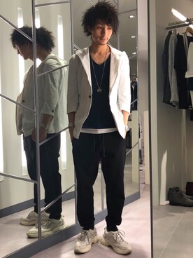 NUMAJIRIさん(メンズ・170cm)の春コーディネート