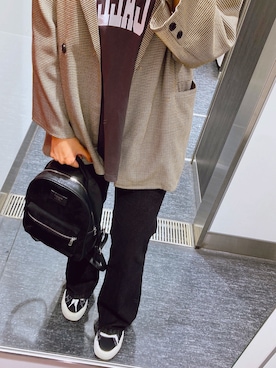 H M エイチ アンド エム のバックパック リュックを使った人気ファッションコーディネート Wear