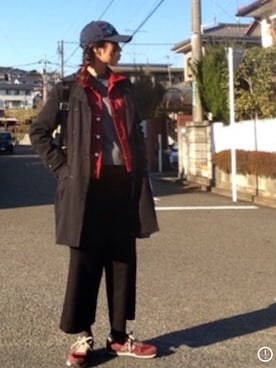 「keisuke kanda（ケイスケカンダ）のアイテム（ブルゾン）」を使った、935さん（レディース・162cm）の冬コーディネート