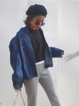 「flugge」｜「アイテム（アクセサリー）」を使った、karen_____25さん（レディース・158cm）の秋コーディネート