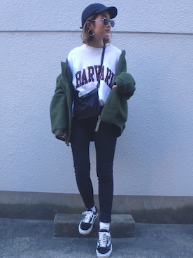 「flugge」｜「アイテム（ジャケット/アウター）」を使った、karen_____25さん（レディース・158cm）の秋コーディネート