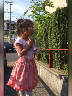 「アイテム（おもちゃ）」を使った、peanutさん（キッズ・110cm）の春コーディネート