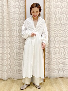 「SLURR（スラ―）のアイテム（ワンピース/ドレス）」を使った、MAMIさん（レディース・155cm）の冬コーディネート