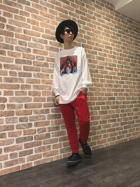 「CELINE（セリーヌ）のアイテム」を使った、Dsuke kobayashiさん（メンズ・177cm）の冬コーディネート