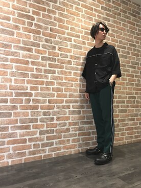 「A.D.S.R.（エーディーエスアール）のアイテム」を使った、Dsuke kobayashiさん（メンズ・177cm）の夏コーディネート