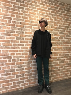 「L.H.P（エルエイチピー）のアイテム」を使った、Dsuke kobayashiさん（メンズ・177cm）の春コーディネート