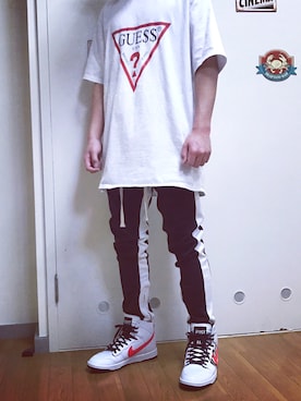 「UNDEFEATED （アンディフィーテッド）のアイテム（シューズ）」を使った、kenさん（メンズ・168cm）の春コーディネート