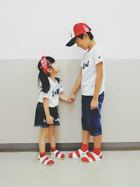 Nanana さん（キッズ・130cm）の夏コーディネート