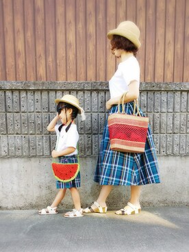 Nanana さん（レディース・154cm）の夏コーディネート