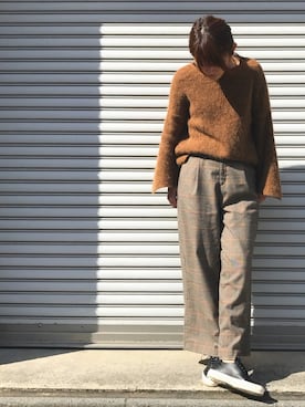 「cava cava（サヴァサヴァ）のアイテム（その他）」を使った、nakajimaさん（レディース・171cm）の冬コーディネート