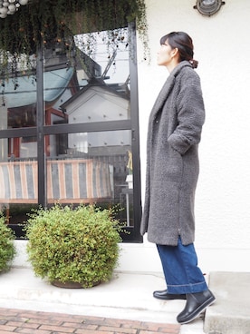 「PLAIN CLOTHING（プレーンクロージング）のアイテム」を使った、nakajimaさん（レディース・171cm）の冬コーディネート