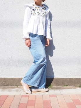 nakajimaさん（レディース・171cm）の春コーディネート