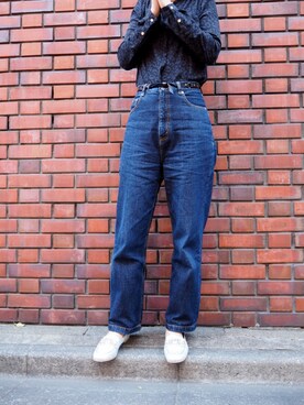 「cava cava（サヴァサヴァ）のアイテム（ローファー）」を使った、nakajimaさん（レディース・171cm）の春コーディネート