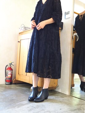 「cava cava（サヴァサヴァ）のアイテム」を使った、nakajimaさん（レディース・171cm）の秋コーディネート