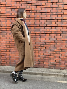 「byあしながおじさん」｜「アイテム（ジャケット/アウター）」を使った、nakajimaさん（レディース・171cm）の冬コーディネート