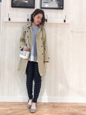 リナさん（レディース・160cm）の冬コーディネート