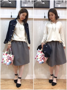 リナさん（レディース・160cm）の春コーディネート