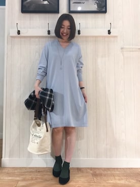 リナさん（レディース・160cm）の冬コーディネート