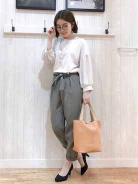 リナさん（レディース・160cm）の春コーディネート