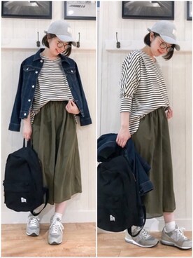 リナさん（レディース・160cm）の春コーディネート