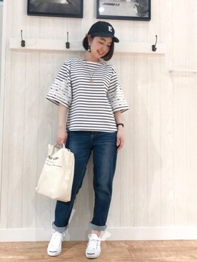 リナさん（レディース・160cm）の春コーディネート