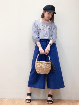 リナさん（レディース・160cm）の春コーディネート