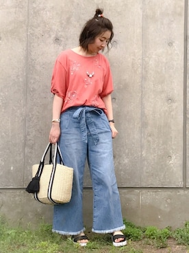 リナさん（レディース・160cm）の夏コーディネート