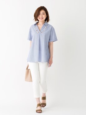 リナさん(レディース・160cm)の夏コーディネート