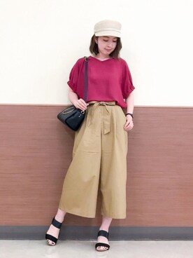 リナさん(レディース・160cm)の夏コーディネート