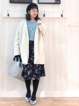 リナさん（レディース・160cm）の冬コーディネート