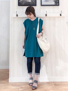 リナさん（レディース・160cm）の夏コーディネート