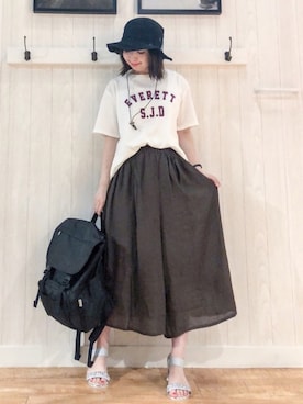 リナさん(レディース・160cm)の夏コーディネート