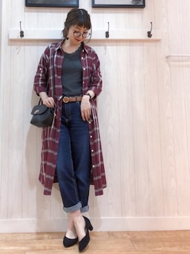 リナさん（レディース・160cm）の秋コーディネート